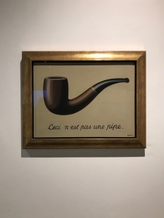 "The Treachery of Image" by René Magritte, Brussels, Belgium, Jan. 2018
